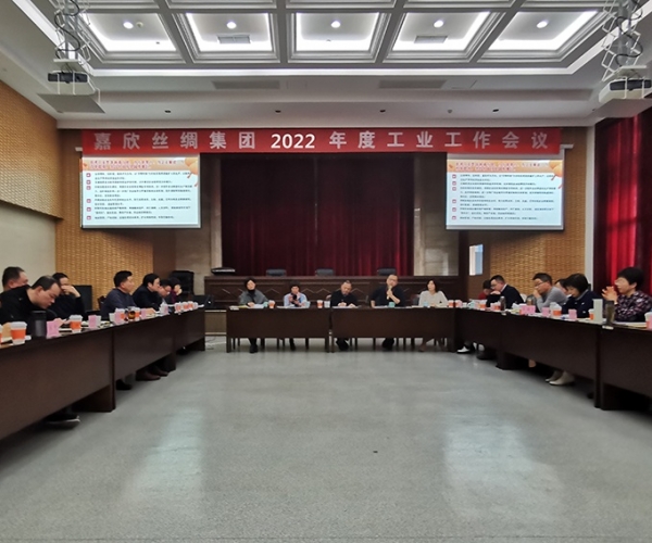 AG8亚洲游戏国际集团丝绸召开集团2022年度工业事情聚会