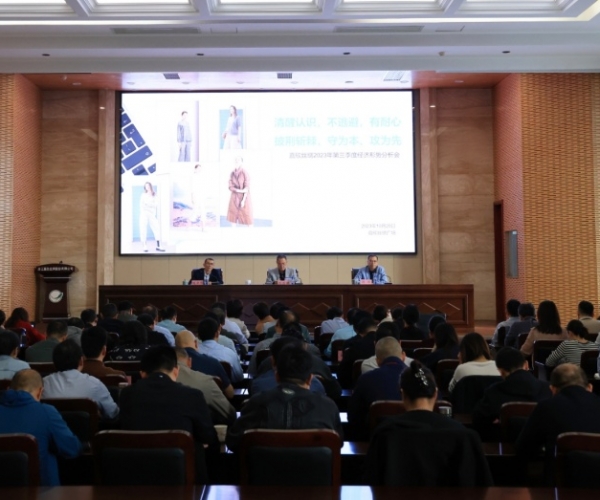 AG8亚洲游戏国际集团丝绸召开2023年第三季度经济形势剖析会